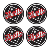 HUSTLE - Baseball Bat Knob Decal Set