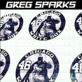 Pro Package Bat Decal set of 24 Bat Knob Decals